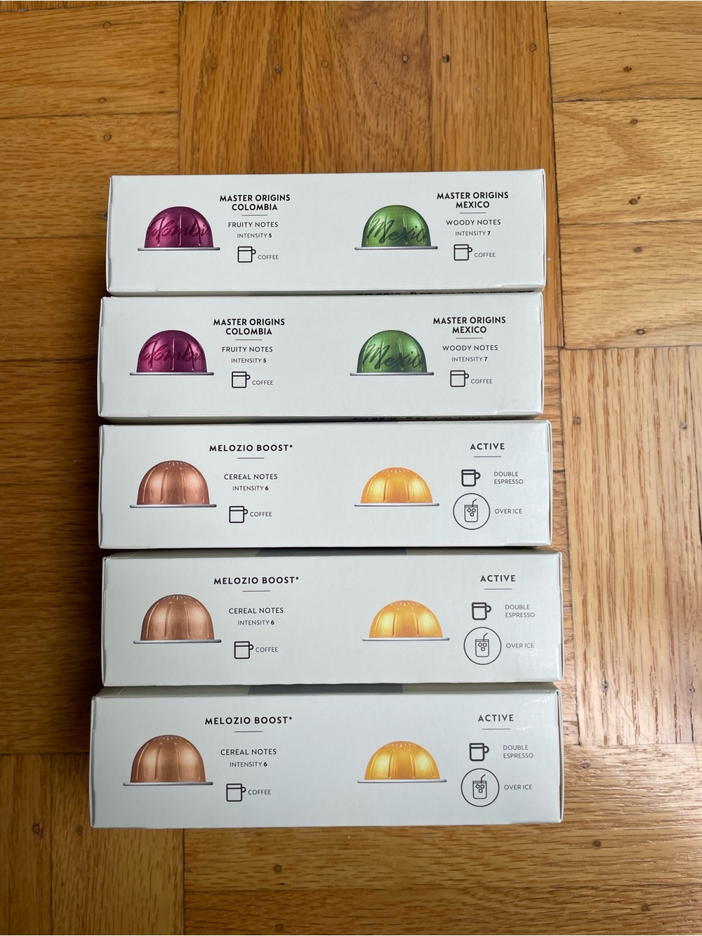 NEW Nespresso Vertuo Pods Variety Sample pack Set of 5